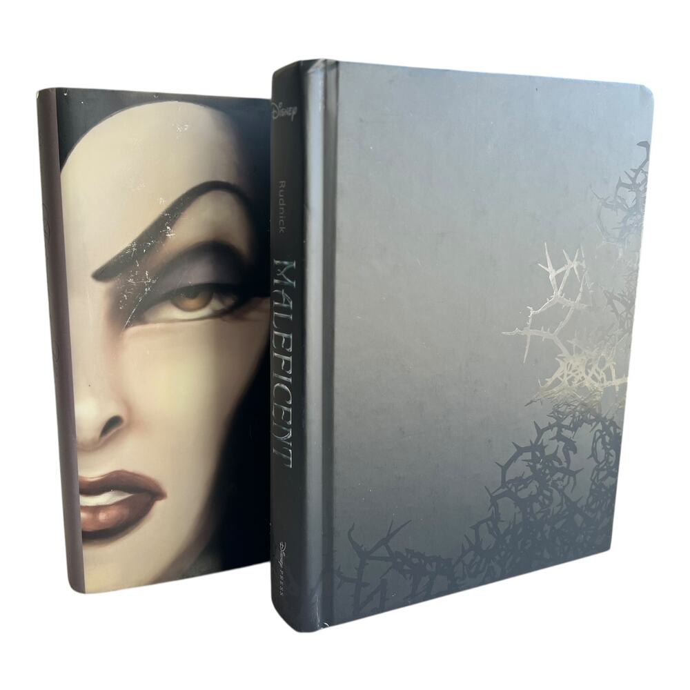 Disney Villains Hardcover Book Set Maleficent & Fairest of All